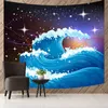 Gobeliny tło mural ściana Kanagawa Surf Decor Home Decor Home Mat Mata plażowa 1 5mx2m Pokój estetyczny 221006