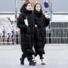 Femmes vers le bas Parkas manteau à capuche pour femmes automne chaud épais longue bouffante hiver dames vestes Couple modèles hommes et femmes Parka Quilte 2209