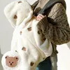 Jackets 9638D Winter Baby Coats Hoodied Capes Bear Embroided Outfits for born Infants Clothing 2201006