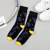 Herrensocken Totenkopf Skelett Männer und Frauen Baumwolle Harajuku Schwarz Griechische Mythologie Monster HipHop Mode Skateboard Star Fun Socken