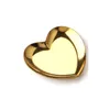 Bolsas de joalheria Mulheres de ouro em forma de coração Organizador nórdico Brincos de anel de anel de anel de aço inoxidável Nórdicos Visor de bugiganga Acessórios para bandeja de bugigangas