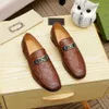 2024 Designers Shoes Men Fashion Loafers Genuine Leather Men Business Office Work Formal Dress Shoes Brand Designer Party Wedding Flat Party shoes business wedding