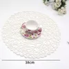 Table Mats Bowl Mat Multifunctional Wear Resistant Paper Home Decoration Placemats For Cafes Exquisitely Carved Dining Elegant