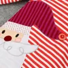 Robes de fille décontracté robe de noël mignon dessin animé Santa enfant en bas âge coton à manches longues princesse pour bébé enfants vêtements 1-6 ans