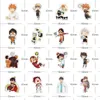 50pcs anime haikyuu stickers pacote para laptop de laptop phone skateboard skateboard ps4 v￴lei adolescente haikyuu adesivo