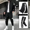 Survêtements pour hommes Drop Hip Hop Casual Ensembles pour hommes Style coréen 2 pièces Ensembles Vêtements Hommes Streetwear Fitness Homme Survêtement grande taille 220930