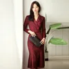 Work Dresses Vintage Occupation Lady Elegant Blazer Collar Dress Women Fashion Double Breasted Spring Business Mermaid Dress With Belt 221006