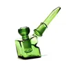 Kit di tubi di vetro spesso Pyrex colorato Multi-funzione Dry Herb Tabacco portasigarette Ciotola del filtro Bolla portatile Waterpipe Narghilè Shisha Bong DHL