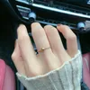 Wedding Rings 2022 Stacking Basic Model Simple And Durable Gold Steel Ball Chain Ring 18K Plated Titanium Woman Couple Jewelry