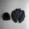22SS Sıcak Satış Trapstar London Down Ceket Kadınlar Irongate Çıkarılabilir Kapüşonlu Kilpler - Siyah 1 1 En Kaliteli Kış Paltosu