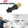 Lance High Pressure Foam Pot Adapter Cleaning Gun-1/4 Inch Quick For Karcher K Series