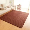 Carpets Strip Coral Fleece Carpet Area Rug For Bathroom Kitchen Non-Slip Door Mat Home