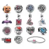 S925 silver Charms beads DIY Halloween pendant original fit Pandora bracelet jewelry