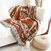 Battaniye gündelik halı dekorasyon kanepe dokuma tek goblen atış 221006