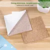 Table Mats 50PCS 95x95mm Self Adhesive Square Cork Sheets For DIY Coasters Tiles Cup Mat Placemat Dining Decor Drinking