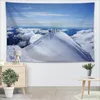 Tapestries Custom snow mountain Tapestry Wall Hanging For Party Decorations Art Home Decor Beach Towel Blankets Customized 221006