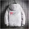 Парки мужские пуховые парки 2022 Limited New пуховик Trapstar Одежда XS-4XL Мужская и женская модная куртка мужская хлопковая брендовая верхняя ветровка URZI