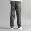 Pantaloni da uomo Carpenter for Men Mens Fashion Casual Loose Cotton Pocket Lace Up Frenulum Generale G220929