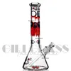 14 inches Hookahs Plating Color beaker bong Smoking Water Pipes Glass Bongs Dab Rig Smoke Pipe oil rigs with Quartz Banger