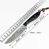 Специальное предложение C9272 Выживание Прямой нож 5CR13MOV Лазерный рисунок сброс точечный лезвие полная ручка с полной ручкой с фиксированной лезвией с кожаной оболочкой с кожаной оболочкой