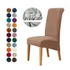 Fodere per sedie Fodera in tessuto di velluto elasticizzato Taglia XL Custodia per sedile posteriore lungo per El Party Banquet Home