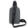 HBP Version Coréenne Simple Léger Sac De Messager Polyvalent Loisirs Pour Hommes Sac De Poitrine De Sport Grande Capacité Étudiant Sac À Bandoulière Noir