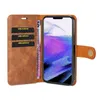 For Samsung S22 Ultra Cell Phone Cases Wallet Vintage Wallet card slots Retro Leather S21 Plus Note 20 10 S7 edge A72 Z Flip3
