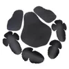 Motorcycle Armor 7 Pieces Black Motorbike Elbow/Back/Shoulder/Chest Guards Body Protectors Armours