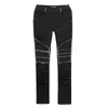 Pantaloni da uomo PUNK RAVE Uomo Gothiic Daily Skinny Personality Fashion Broken Hole Slim Fit Casual Lungo