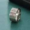 Bagues de grappe COOLTIME Bague pour hommes Amulette Viking Celtics Noeud irlandais Couple Hommes 2022 Tendance Cadeaux en acier inoxydable Bijoux Wholease Vintage