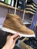 2022 Designer bandade sn￶st￶vlar m￤n Martin Boot p￤ls Integrerade varma sneakers Storlek 39-44