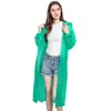 EVA Non-Jetable Imperméable Adulte Mode Clair Vêtements De Pluie Poncho Tourisme En Plein Air Épaissir Conceptions Slicker Imperméables Réutilisables DHL SN4940