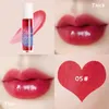 Brillant à lèvres femmes étanche hydratant durable liquide rouge à lèvres maquillage brillant à lèvres résistant à la sueur longue glaçure Sexy rouge