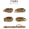 Colliers pour chiens collier tactique militaire Shepard allemand moyen grand pour la formation à la marche poignée de contrôle durable fournitures accessoires