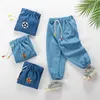 Broek Spring Summer Kids Cartoon broek Pant Born Girls Taille Jeans Baby Boys Casual Pants Baby Jean Infant Clothing 2201006