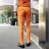 Herenpakken 2022 mode hoogwaardige katoen mannen pak broek rechte lente herfst lange mannelijke klassieke zakelijke zakelijke broeken d97