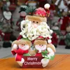 Christmas Decorations Family Portrait Flannel Doll Novelty Blessing Gifts Old Man Snowman Dolls Holiday Home Decor