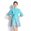 2022 Trend Girl Dress Pressed Crumples Summer Autumn Dresses Hights Womens Womens Floral Dresses Fashion Degrament Dresses