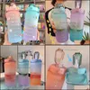 Mugs Mugs 2000Ml Water Bottle With Marker Time Girls Burn Cream Drink Cold Summer Sports Outdoor Room Drop Delivery 2021 Home Garden Dhylm