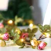 Saiten 2022 2M 10M Rose Fairy String Garland Home Decor LED-Licht für Weihnachten Hochzeit Valentinstag Luces Decoracion Dormitorio