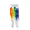 Calças masculinas moda outono orgulho arco-íris bandeira suor 3d joggers calças roupas masculinas/femininas hip hop pantalon homme moletom