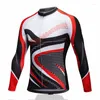 Racing Jackets Pro Team Wear 2022 Cycling Jerseys Breathable Anti UV Mountain Bike Clothes Men's Long Sleeve Bicycle Shirts And Tops