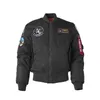 Giacche da uomo Bomber invernale spesso Bomber Flight Ma1 Giacca ricamo polare elegante streetwear fodera trapuntata piumino letterman per uomo 220930