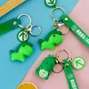 Keychains Green Horse segura o código pingente de código verde anti -epidemia e o Pony Key Chain Comemoration Gift