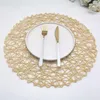 Table Mats Bowl Mat Multifunctional Wear Resistant Paper Home Decoration Placemats For Cafes Exquisitely Carved Dining Elegant