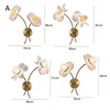 Decorative Flower Bedside Wall Lamps LED hotel aisle sconce Gold Lotus Light for Bedroom Home Living Room Bathroom