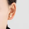 Boucles d'oreilles mode petite perle carré Piercing ensembles Cartilage oreille goujons pour femmes homme bijoux cadeau