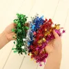 Juldekorationer 7.5 m Garland födelsedagsfest dekoration Xmas chunky glitter chrismas träd för bröllopsmaterial