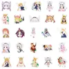 50pcs anime Bayan Kobayashi's Dragon Maid Sticker Graffiti Çocuk Oyuncak Kaykay Araba Motosiklet Bisiklet Sticker Çıkarma Toptan