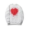 Spela Designer Men's Hoodies Fashion Heart Badge Sweatshirt Trend Cotton Top Clothing Complete 111